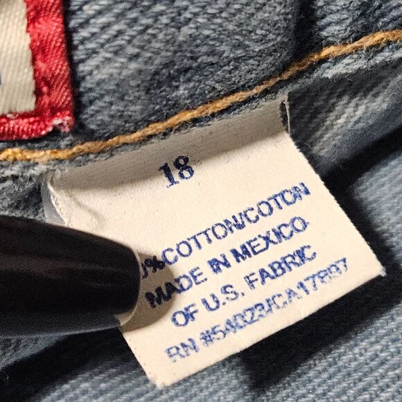 Old Navy Jeans Womens Plus Size 18 Boot Cut Mid Rise Light Wash Denim Pants - Picture 5 of 5